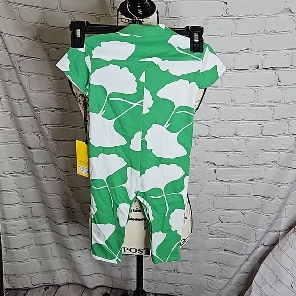 DVF for Target Green Ginko Baby Snap Up One Piece Size 12 months NWT - Picture 2 of 5